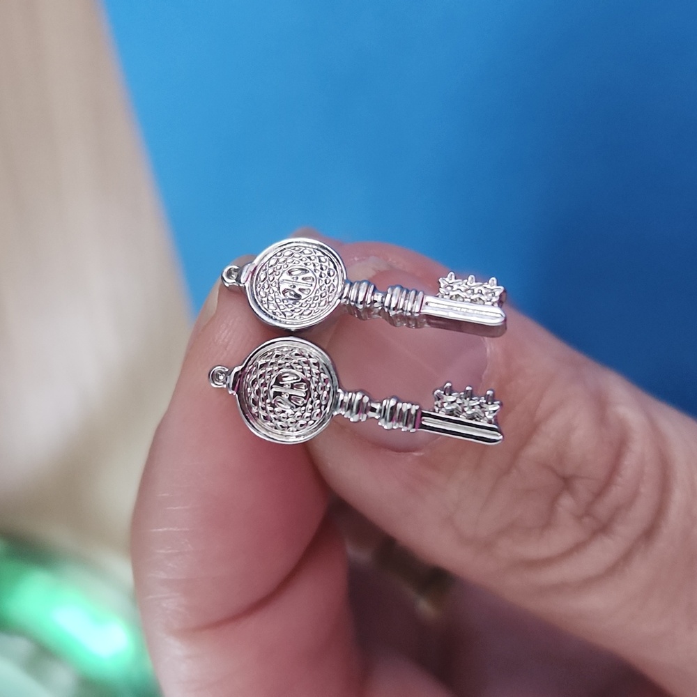 Double A Key Earrings Warner Bros.
